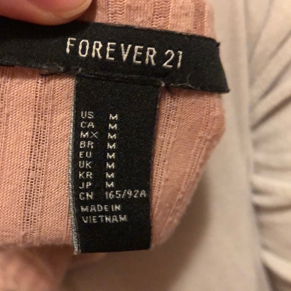 Pink and Shear Crop Top - Picture 4 of 4